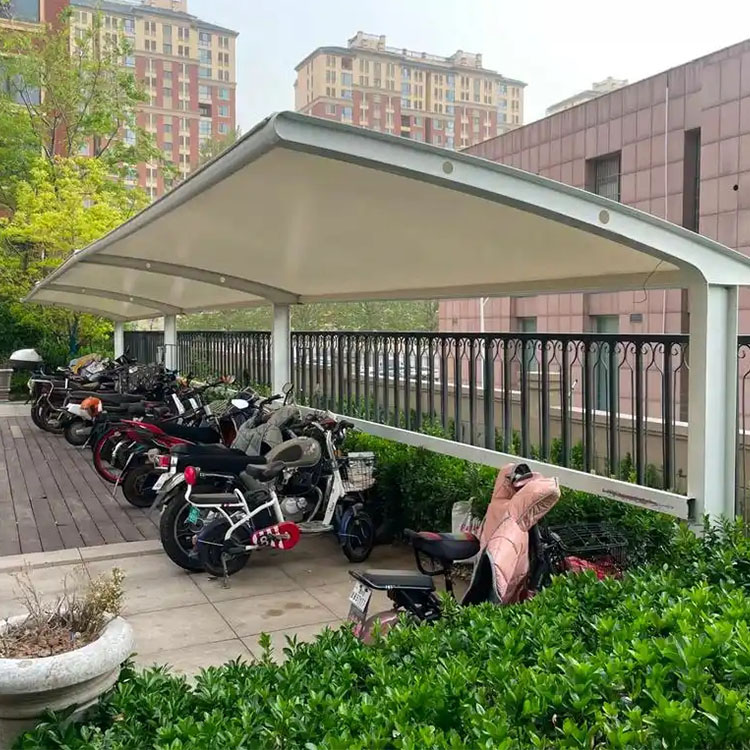 霍城县膜结构电动车棚